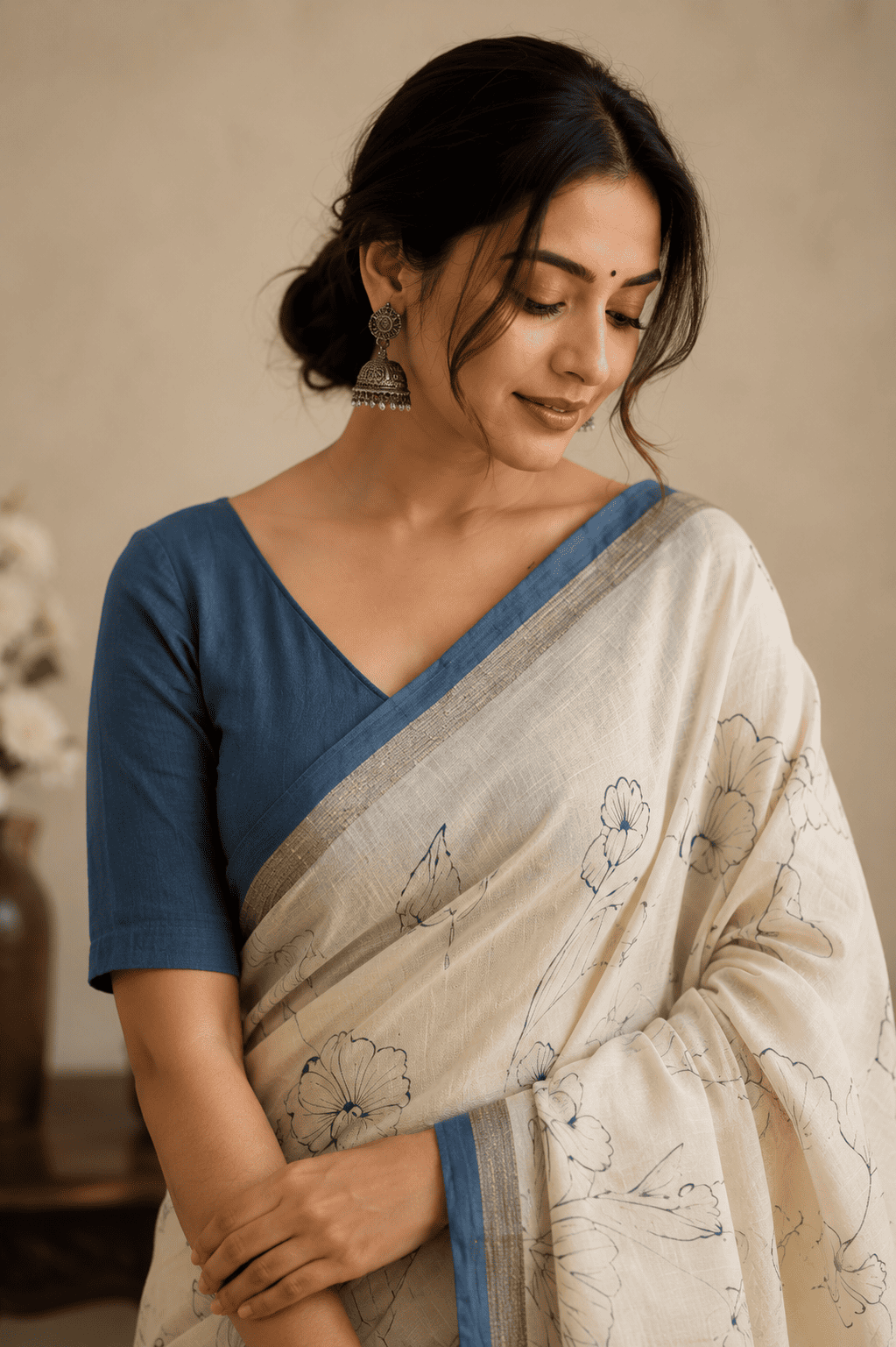 Whisper Mul Cotton Saree