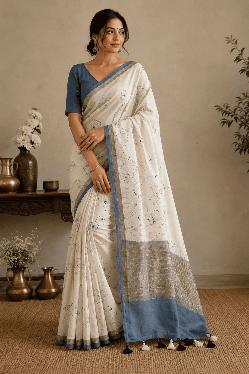 Whisper Mul Cotton Saree