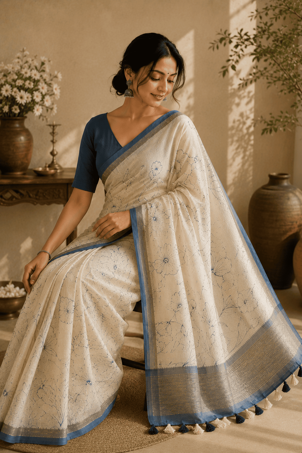 Whisper Mul Cotton Saree